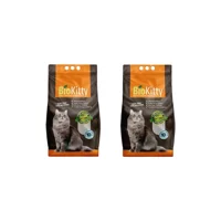 Bio Kitty Marsilya Sabunu Kokulu Topaklanan İnce Taneli Bentonit Kedi Kumu 2x10 lt