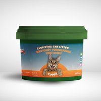 Yuppii Bebek Pudrası Kokulu Topaklanan İnce Taneli Bentonit Kedi Kumu 10 lt