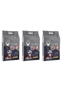 Van Cat Topaklanan İnce Taneli Aktif Karbonlu Bentonit Kedi Kumu 3x10 lt