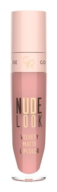 Golden Rose Nude Look Velvety 3 Rosy Nude Mat Likit Fırçalı Ruj