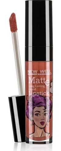 New Well Hand Made 587 Mat Likit Fırçalı Ruj