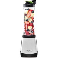 Tefal On The Go 600 ml Plastik Hazneli 4 Bıçaklı Kişisel Mini Mataralı Blender Gri
