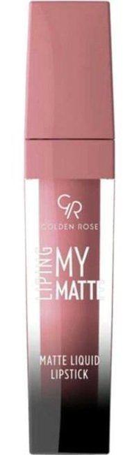 Golden Rose My Matte 5 Mat Likit Fırçalı Ruj