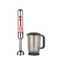 Korkmaz Mia Duo 1000 ml Çift Bıçaklı Tekli Mini Çubuk Blender Pembe