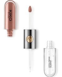 Kiko Milano Unlimited Double Touch 130 Nude Parlak Likit Fırçalı Ruj