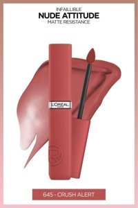 L’Oréal Paris Infaillible Matte Resistance 645 Crush Alert Mat Likit Fırçalı Ruj