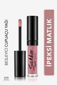 Flormar Silk Matte 19 Pink Stone Mat Likit Fırçalı Ruj