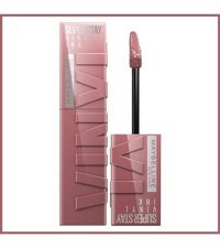 Maybelline New York Super Stay Vınyl Ink 110 Awestruck Parlak Likit Fırçalı Ruj