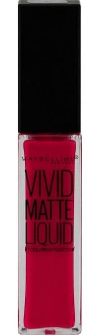 Maybelline New York Color Sensational Vivid Matte 30 Fuchsia Mat Likit Fırçalı Ruj