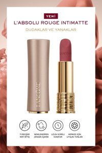 Lancome L'Absolu Rouge Intımatte Blushing Nudes 370 Flush Of Love Mat Krem Lipstick Ruj