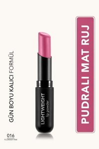 Flormar Lightweight Lip Powder 16 Pink Mat Krem Lipstick Ruj