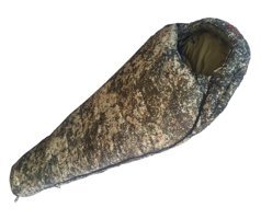 Evolite Pro Camo -15 Derece Polyester Kamp Tek Kişilik Yetişkin Uyku Tulumu Haki