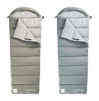 Naturehike M300 -13 Derece Pamuk Kamp Çift Kişilik Yetişkin Uyku Tulumu Gri