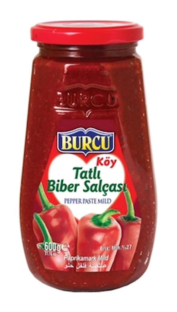 Burcu Tatlı Biber Salçası 12x600 gr