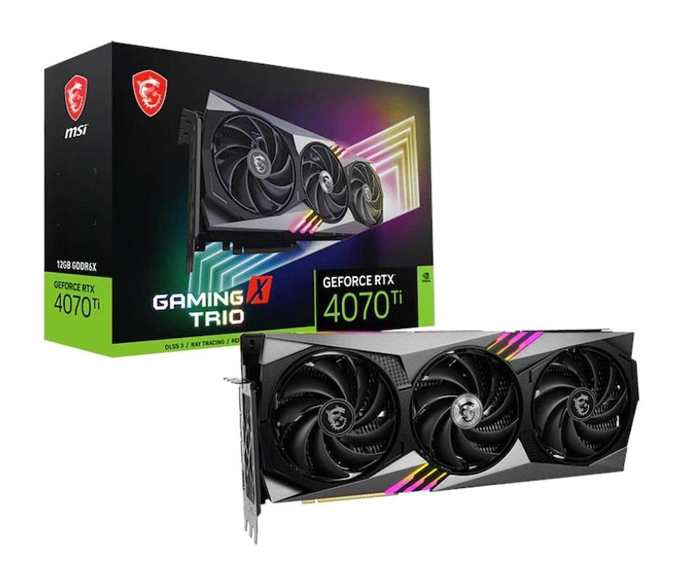 MSI Gaming X TRİO RTX 4070 Tİ 12 GB GDDR6X PCI-Express 4.0 DirectX 12 Ultimate 3 Fanlı 192 Bit Gaming NVIDIA Ekran Kartı