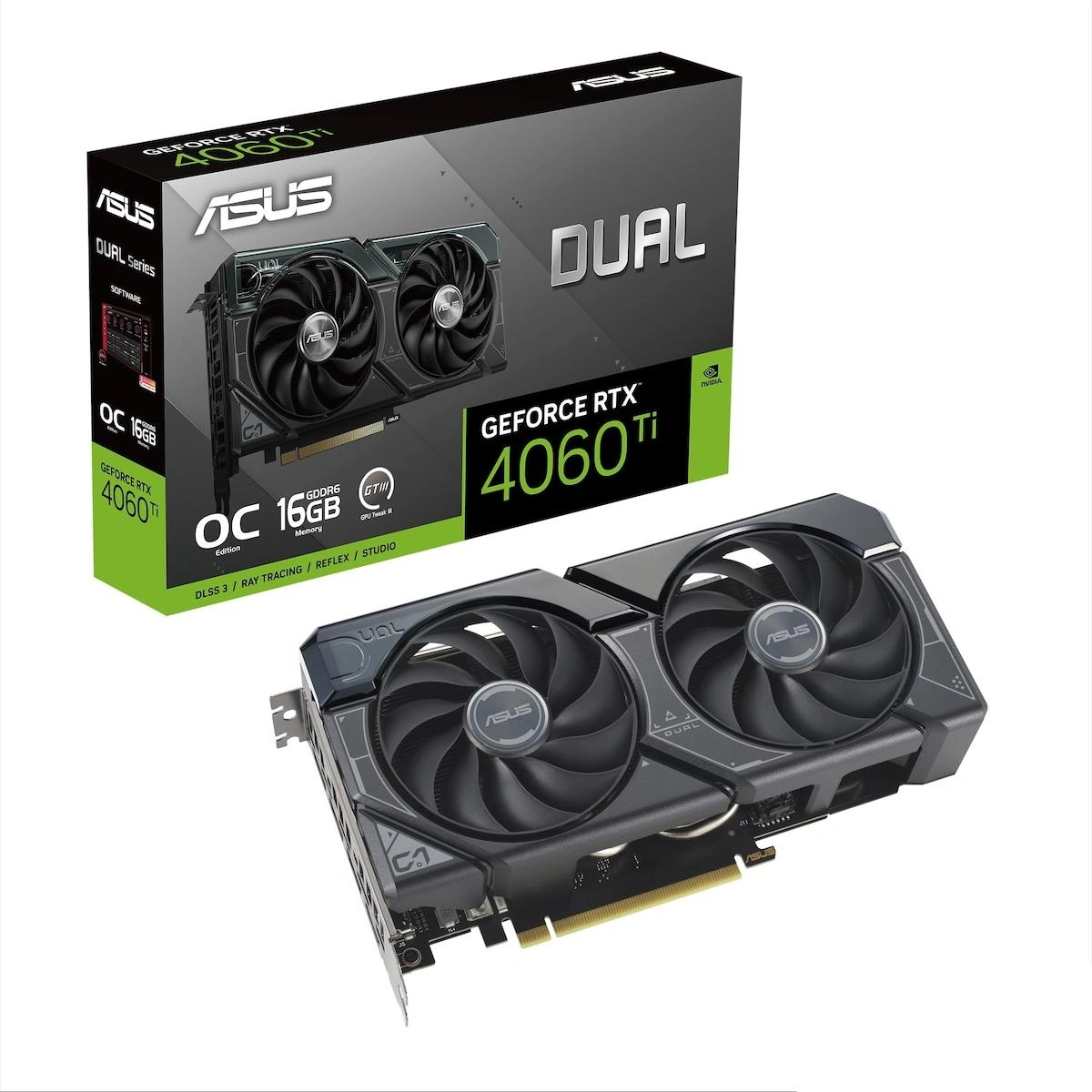 Asus Dual Evo RTX 4060 Tİ OC 16 GB GDDR6 PCI-Express 4.0 DirectX 12 Ultimate 2 Fanlı 128 Bit Masaüstü NVIDIA Ekran Kartı