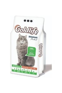 Goldlife Kokusuz Topaklanan Kalın Taneli Bentonit Kedi Kumu 10 lt