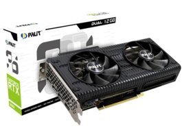 Palit Dual RTX 3060 12 GB GDDR6 PCI-Express 4.0 DirectX 12 Ultimate SLI Crossfire 2 Fanlı 192 Bit Masaüstü NVIDIA Ekran Kartı