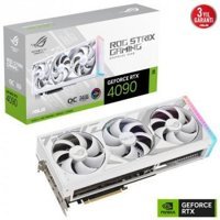 Asus ROG Strix RTX 4090 WHITE 24 GB GDDR6X PCI-Express 4.0 DirectX 12 Ultimate 3 Fanlı 384 Bit Gaming NVIDIA Ekran Kartı