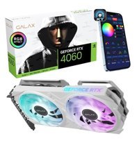Galax 1-Click RTX 4060 OC WHITE 8 GB GDDR6 PCI-Express 4.0 DirectX 12 Ultimate 2 Fanlı 128 Bit Masaüstü NVIDIA Ekran Kartı