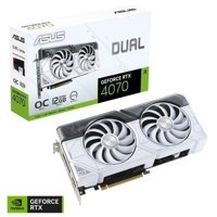 Asus Dual White RTX 4070 OC WHITE 12 GB GDDR6X PCI-Express 4.0 DirectX 12 Ultimate 2 Fanlı 192 Bit Gaming NVIDIA Ekran Kartı