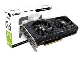 Palit RTX 3060 12 GB GDDR6 PCI-Express 4.0 DirectX 12 Ultimate SLI Crossfire 2 Fanlı 192 Bit Masaüstü NVIDIA Ekran Kartı