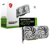 MSI Ventus 2X RTX 4070 Super OC WHITE 12 GB GDDR6X PCI-Express 4.0 DirectX 12 Ultimate 2 Fanlı 192 Bit Gaming NVIDIA Ekran Kartı