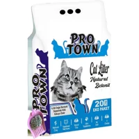 Pro Town Marsilya Sabunu Kokulu Topaklanan İnce Taneli Bentonit Kedi Kumu 20 lt