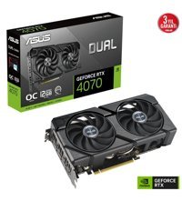 Asus RTX 4070 12 GB GDDR6X PCI-Express 4.0 DirectX 12 Ultimate 2 Fanlı 192 Bit Gaming NVIDIA Ekran Kartı