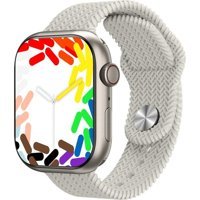 Rabbit Store HK9 Pro Plus Android GPS 46 mm Silikon Kordon Kare Erkek Akıllı Saat Bej