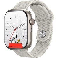 Bunnys HK9 Pro Plus Android GPS 46 mm Silikon Kordon Kare Erkek Akıllı Saat Krem