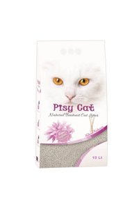 Pisy Cat Kokusuz Topaklanan İnce Taneli Bentonit Kedi Kumu 10 lt