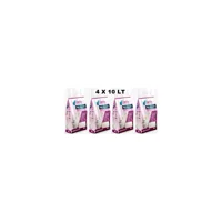 Pet Pretty Bebek Pudrası Kokulu Topaklanan İnce Taneli Bentonit Kedi Kumu 4x10 lt