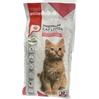 Petclay Bebek Pudrası Kokulu Topaklanan İnce Taneli Bentonit Kedi Kumu 3x10 lt