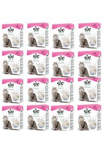 Worlds Cats Bebek Pudrası Kokulu Topaklanan İnce Taneli Aktif Karbonlu Bentonit Kedi Kumu 16x6 lt