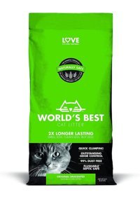 Worlds Best Kokusuz Topaklanan İnce Taneli Bentonit Kedi Kumu 3.63 kg