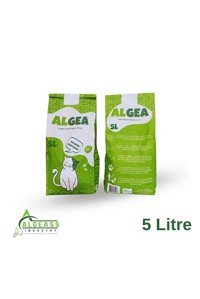 Algea Virgin Kraft Organik Topaklanan Kalın Taneli Bentonit Kedi Kumu 5 lt
