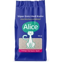 Alice Topaklanan Kalın Taneli Bentonit Kedi Kumu 2x14 lt