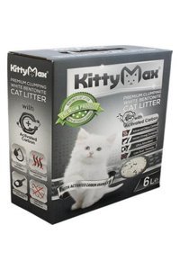 Bio Kitty Topaklanan İnce Taneli Aktif Karbonlu Bentonit Kedi Kumu 6 lt