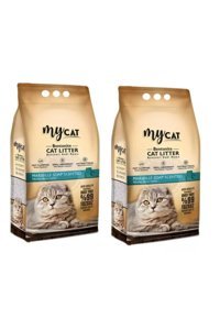 Halbart Marsilya Sabunu Kokulu Topaklanan İnce Taneli Bentonit Kedi Kumu 2x5 lt