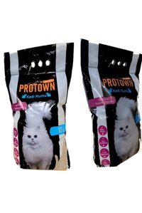 Pro Town Lavanta Kokulu Topaklanan İnce Taneli Bentonit Kedi Kumu 2x10 lt