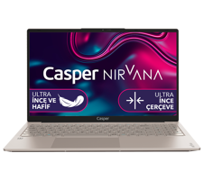 Casper NIRVANA X600.1235-8V00T-K-F Harici Intel Iris Xe Graphics Eligible Intel Core i5 1235U 8 GB Ram 500 GB SSD 15.6 inç Full HD Windows 11 Laptop