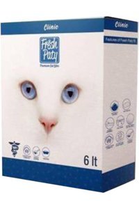 Fresh Paty Clinic Topaklanan İnce Taneli Bentonit Kedi Kumu 6 lt