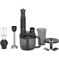 Sunny Melodi 1500 ml Plastik Hazneli Turbolu 4 Bıçaklı 7'li Blender Seti Siyah
