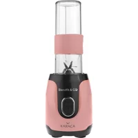 Karaca Blendfit Go 600 ml Plastik Hazneli Buz Kırıcılı 4 Bıçaklı Kişisel Tekli Mini Smoothie Blender Pudra