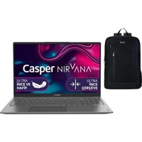 Casper Nirvana X600.139H-BF00X-G-F Harici Intel Iris Xe Graphics Eligible Intel Core i7 11390H 8 GB Ram 2 + 2 TB SSD 15.6 inç Full HD FreeDos Laptop + Boz Çanta