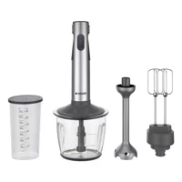 Arçelik Skylight HBS 9285 CI 1000 ml Plastik Hazneli Turbolu Çift Bıçaklı Tekli El Blender Gümüş