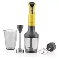 Arzum Prostick Papatya AR1051 900 ml Plastik Hazneli Turbolu Çift Bıçaklı 3'lü Blender Seti Sarı