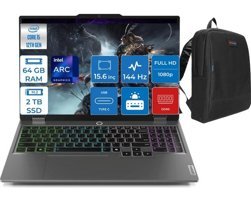 Lenovo LOQ 15IAX9I 883FQ000UTRF10 Harici Intel UHD Graphics Intel Core i5 12450HX 64 GB DDR5 Ram 2 + 2 TB SSD 15.6 inç Full HD FreeDos Laptop + Zetta Çanta