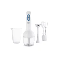 Beko Bkk 2156 900 ml Plastik Hazneli Çift Bıçaklı 3'lü Blender Seti Beyaz
